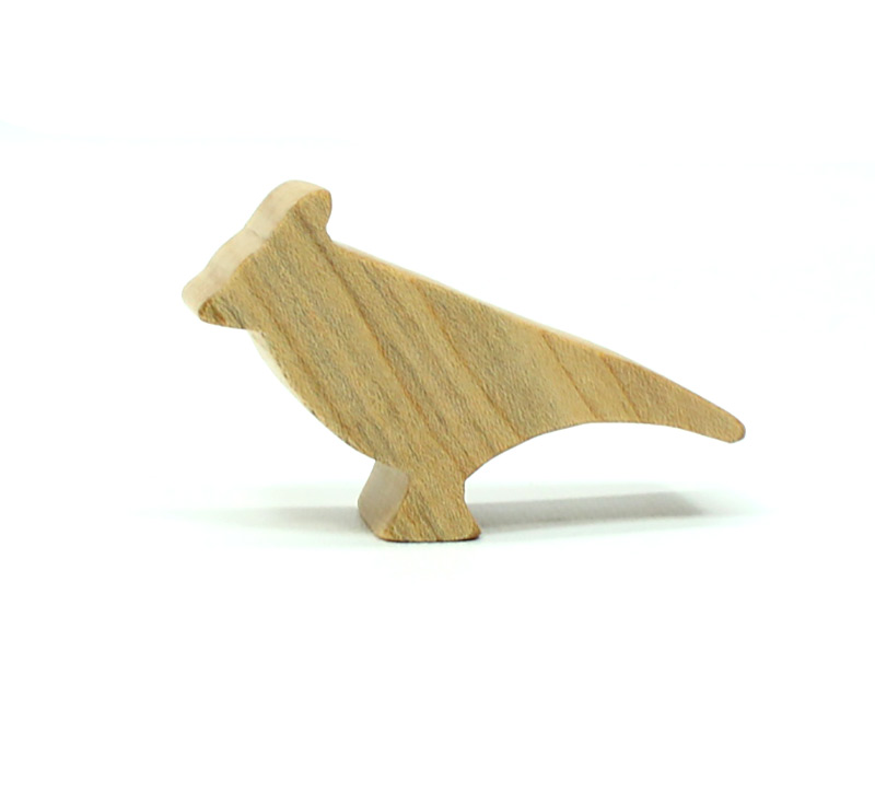 Wooden Bird Figure Tufted Titmouse